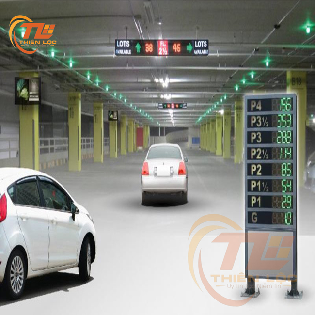 hệ thống báo xe trống