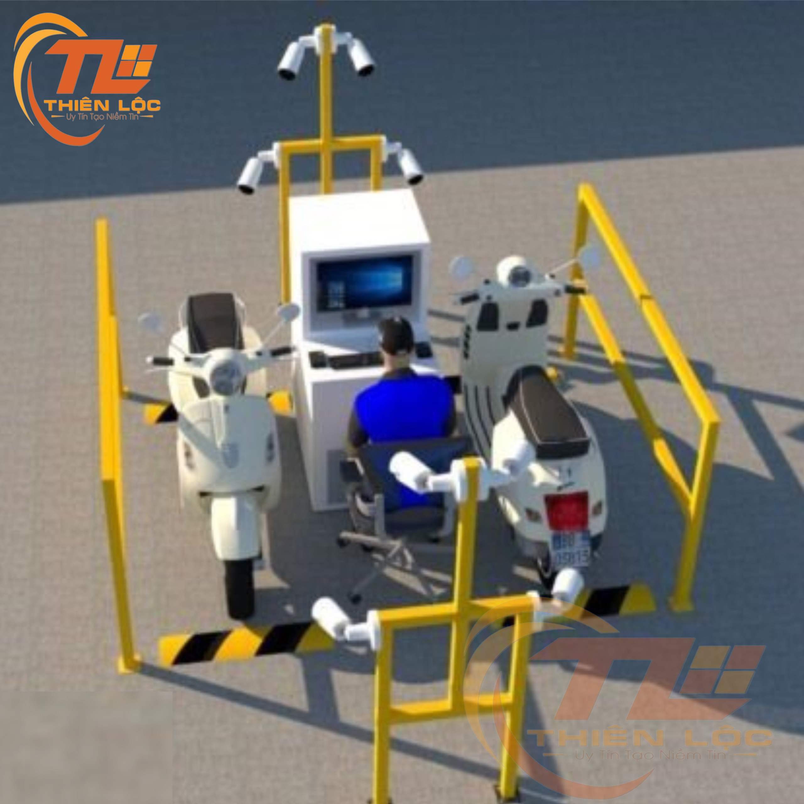 Hệ thống máy giữ xe thông minh bằng thẻ từ